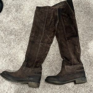 Boutique9 Brown Suede Knee High boots